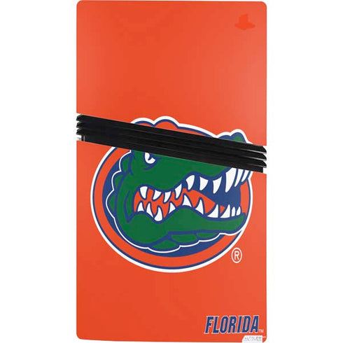 University of Florida Gators Mascot Logo PS5 Pro Console Skin